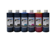 6x250ml d'encre noir mat, noir photo, cyan, magenta, jaune, grise pour HP 72